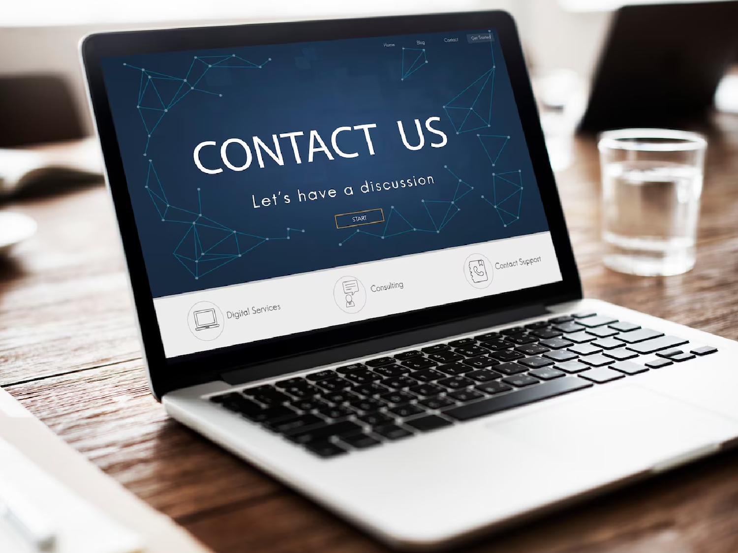 Contact register feedback support help concept